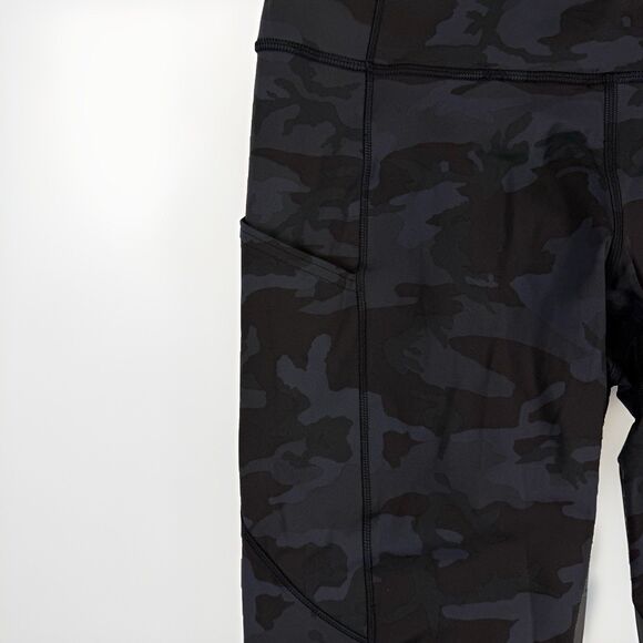 Lululemon Fast and Free Tight II Nulux Incognito Camo Multi Grey Size 8 - Picture 4 of 11